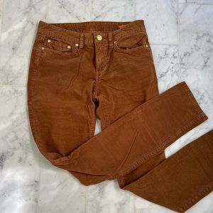 Vintage Tory Burch Super Skinny Corduroy pants